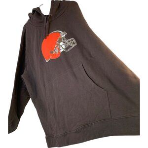 Rare Retro NFL Fanatics Hood 4XL Cleveland Browns Clubdawg 66 Sweatshirt EUC